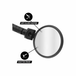 Trivio Gravel Fietsspiegel Ø17-23mm Links/Rechts - Zwart -Pas Cher Fietsbellen Magasin trivio gravel fietsspiegel o17 23mm links rechts zwart 8718223016372 5 l