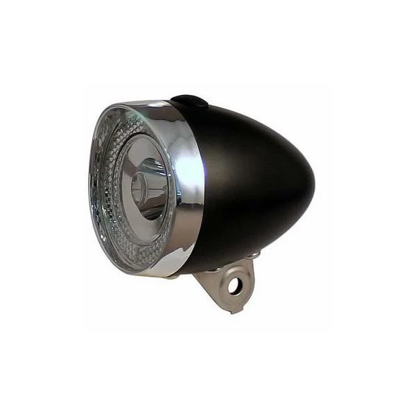 Marwi Union Union Mini Koplamp Batterijen - Zwart/Chroom 4 Marwi Union Union Mini Koplamp Batterijen - Zwart/Chroom – Image 2