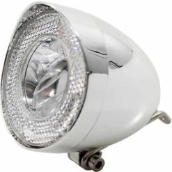 Marwi Union Union Retro Koplamp LED Dynamo - Chroom